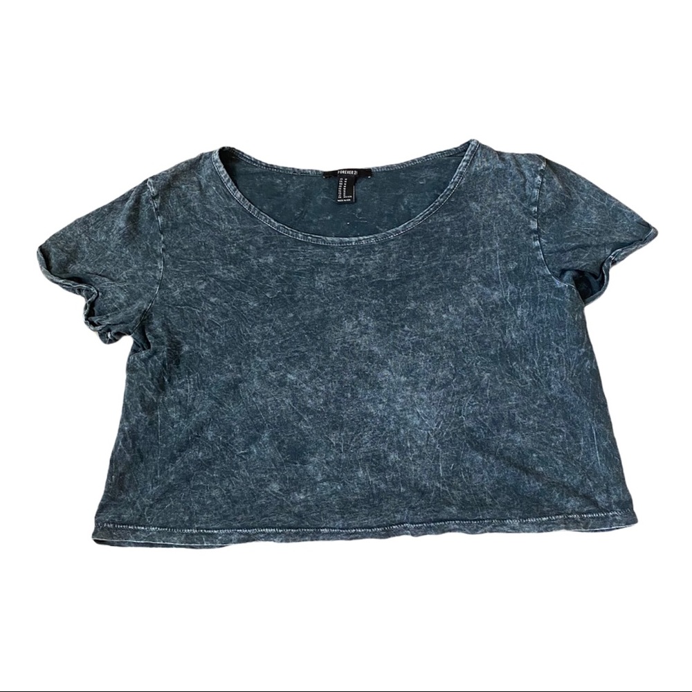 Acid Wash Crop Top